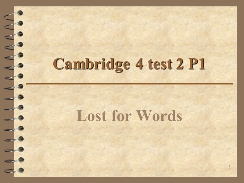 Cambridge4test2P1.ppt_第1页