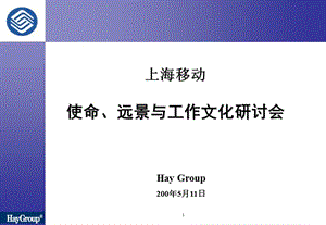 HAY使命、远景与工作文化研讨会Workshop-Cn.ppt