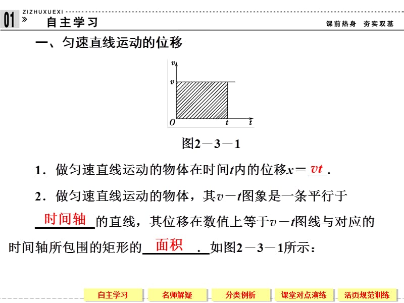 2-3匀变速直线运动的位移与时间的关系.ppt_第3页