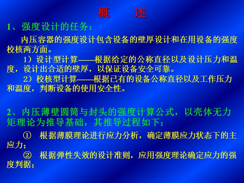 Cscbpv,压力容器,设计,审核员,培训班04第四章内压薄壁圆筒与封头的强度设计1.ppt_第2页