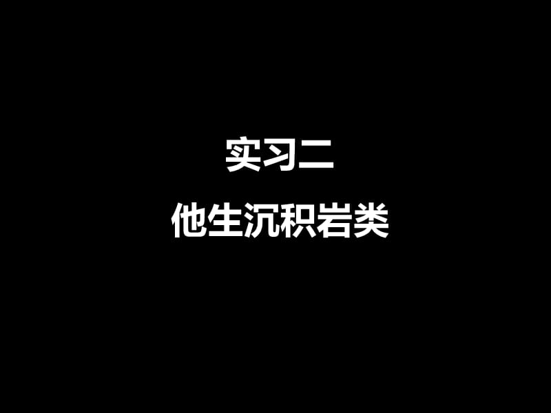 实习2石英砂岩和长石砂岩.ppt_第1页