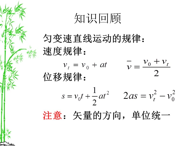 匀变速直线运动的规律三个推论.ppt_第2页