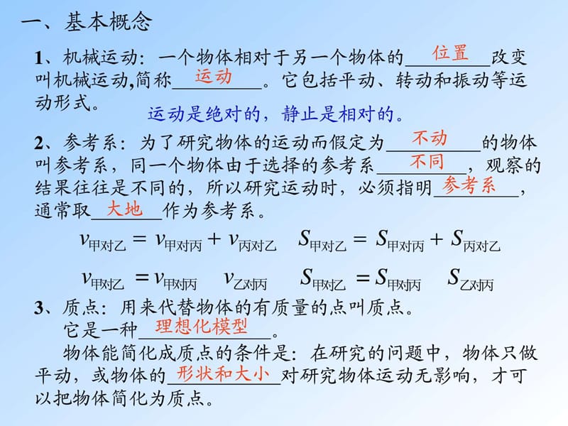 高中物理必修一但第一章特级教师教案.ppt_第2页