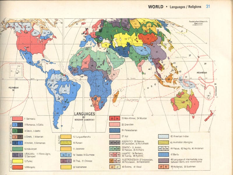 万语分布详图世界语言分布地图中国方言分布地图外语地区分布地图等.ppt_第1页