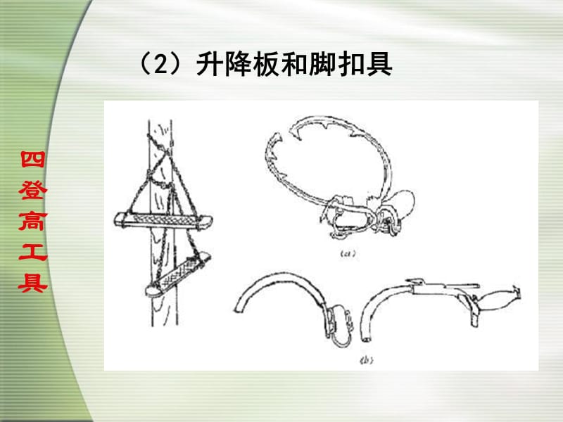 电气安全技术(电工登高作业用品_).ppt_第3页