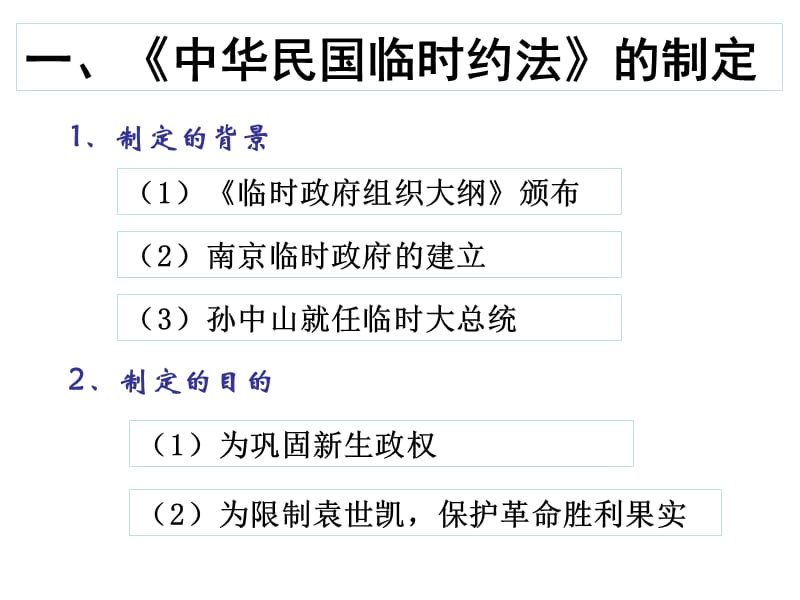 历史课件——中华民国临时约法.ppt_第3页