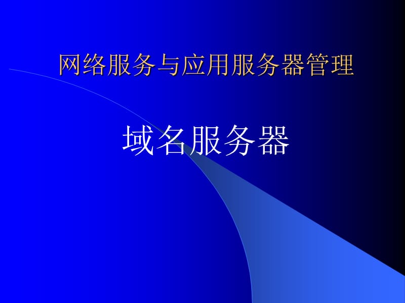 域名服务器技术.ppt_第1页