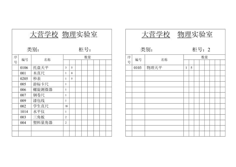 实验室登记表.doc_第1页