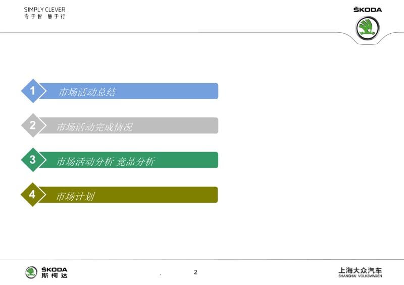 上海大众斯柯达2011年9月份市场工作总结及10月工作计划.ppt_第2页