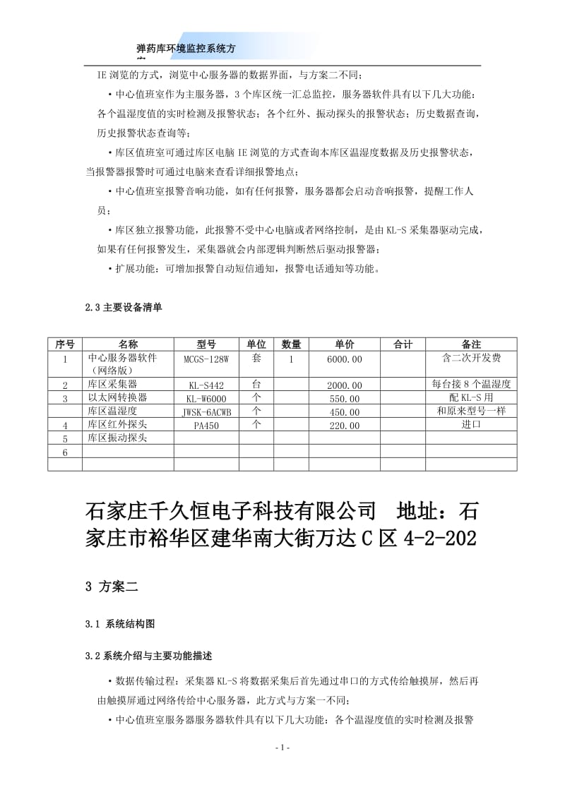 复件弹药库环境监控方案.doc_第2页