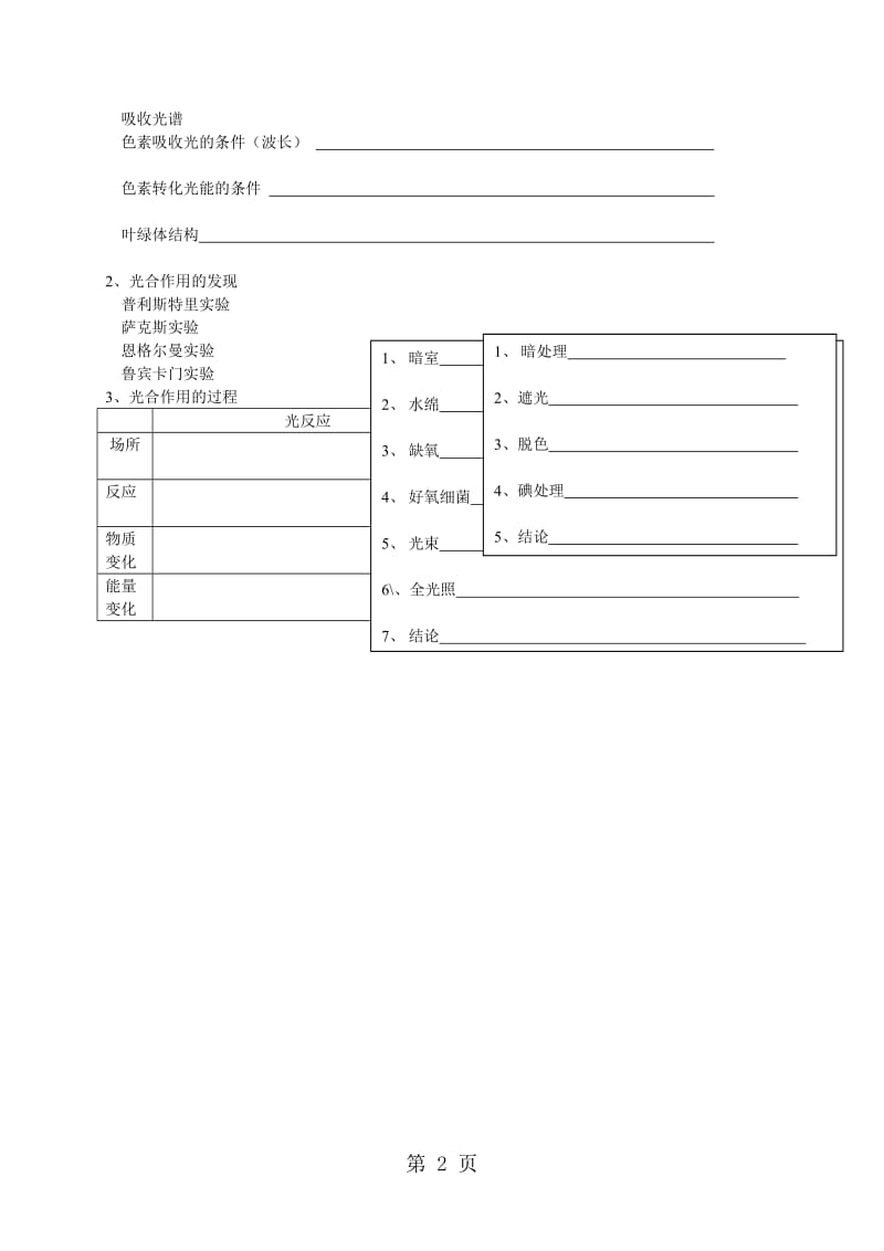 人教版二轮复习 专题三.新陈代谢doc.doc_第2页