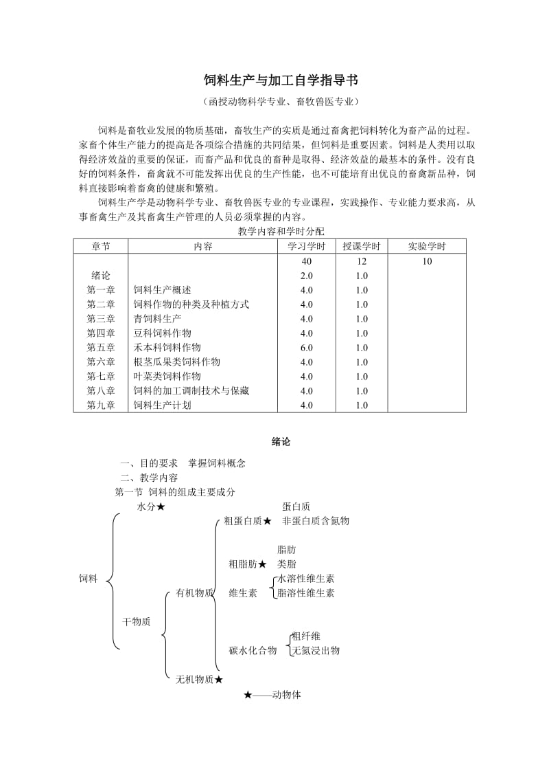 饲料生产与加工自学指导书.doc_第2页