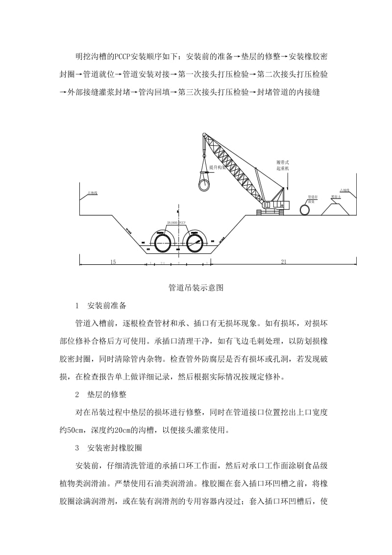 PCCP安装-管道明铺安装方案.doc_第2页