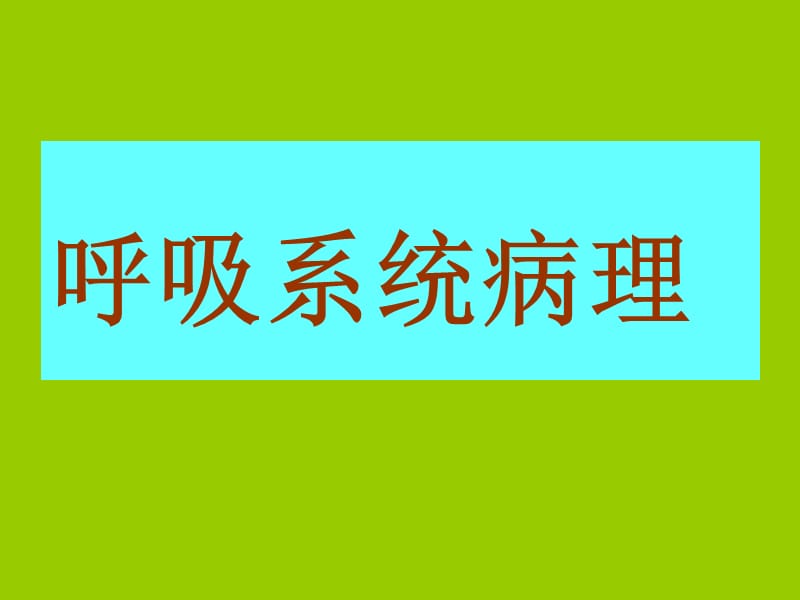 呼吸病理学教研室.ppt_第1页