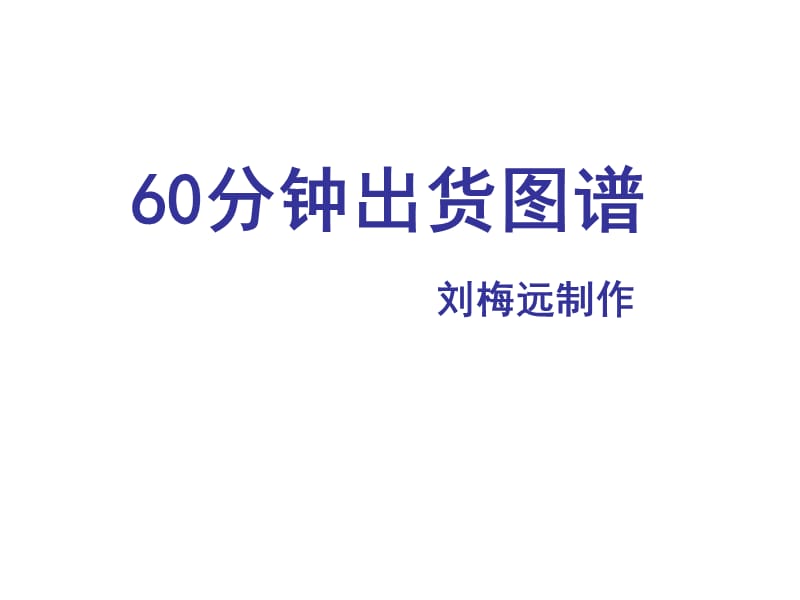 60分钟出货图_主力操盘学_过股票入门_涨停板技术分析.ppt_第1页