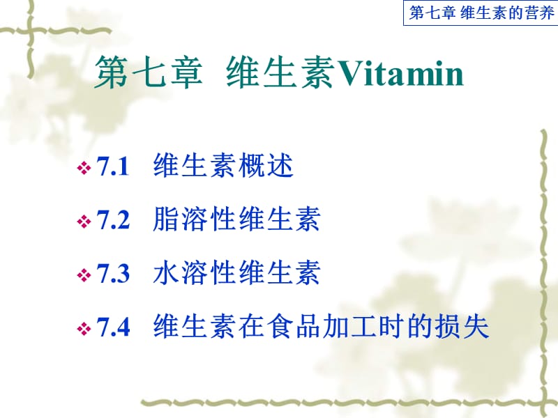 1107章维生素的营养1.ppt_第1页