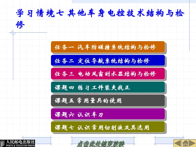 07学习情境七_其他车身电控技术结构与检修.ppt_第1页