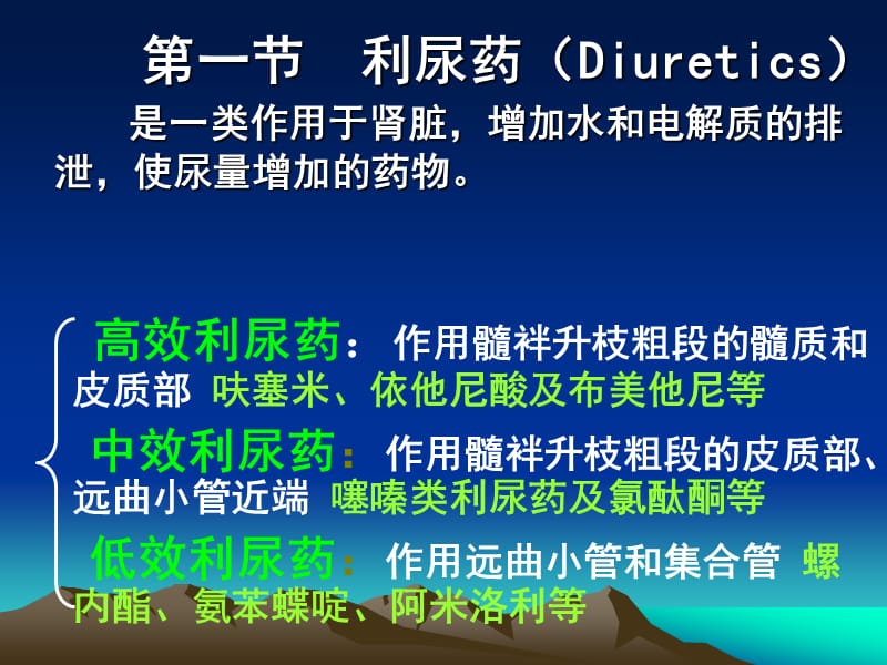 药理学课件第二十章利尿药和脱水药.ppt_第2页