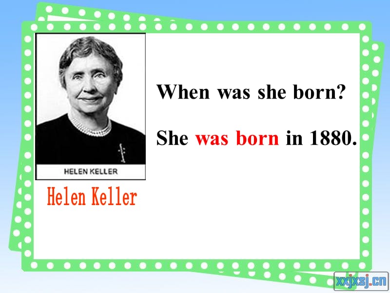 外研版小学英语六年级下册《MODULE 8 Unit 1 Helen Keller》（一起点）精品课件.ppt_第3页