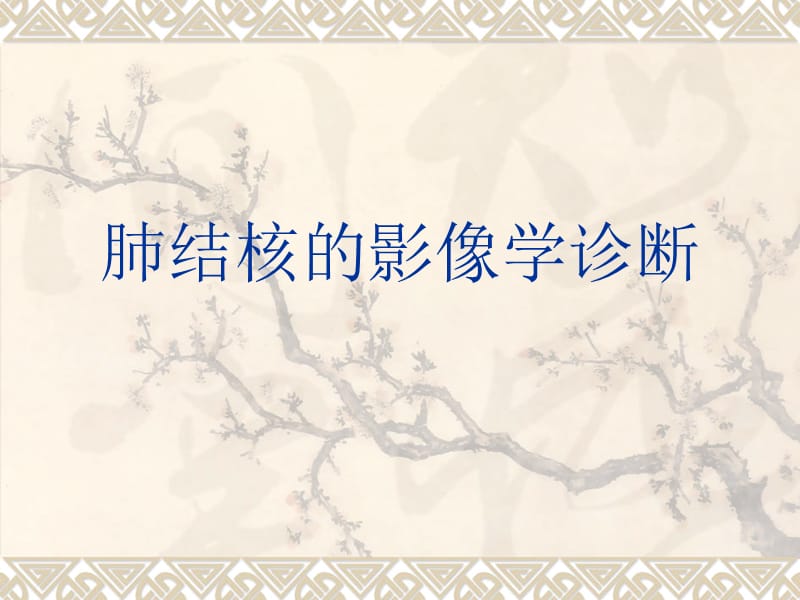 2013肺结核的影像学诊断.ppt_第1页