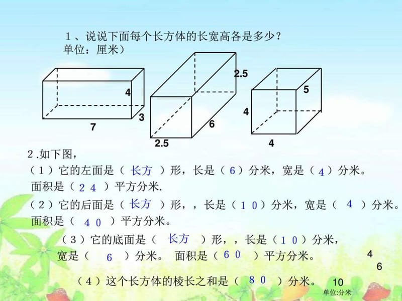 2017-2018年六年级数学上册苏教版1.2 长方体和正方体的....ppt.ppt_第2页