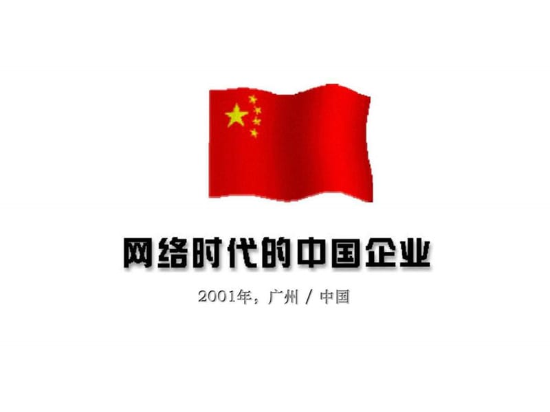 网络时代的中国企业.ppt_第1页