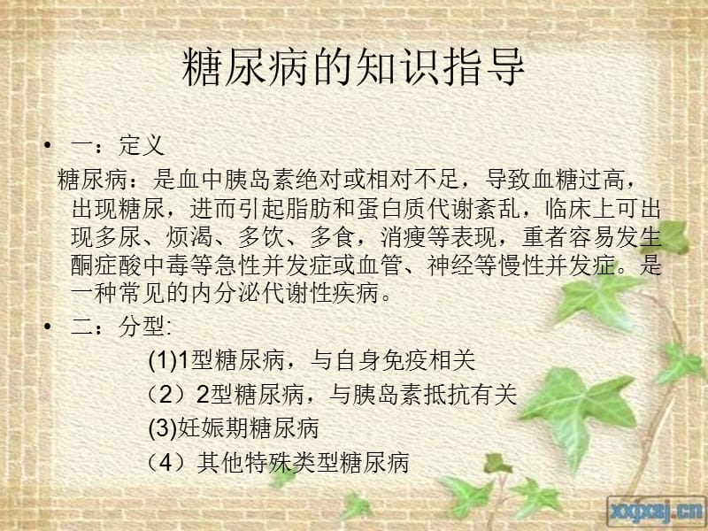 糖尿病的健康教育.ppt_第2页