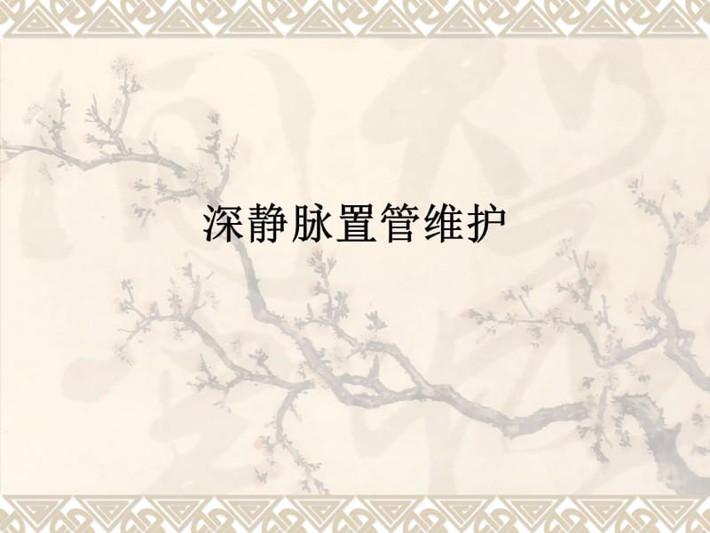 深静脉护理.ppt_第1页