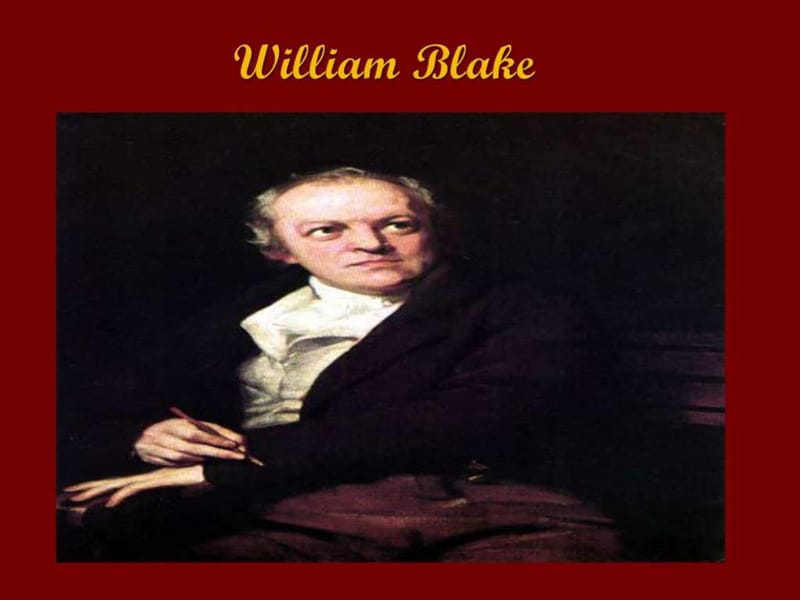 英国文学之威廉姆布莱克——老虎William Blake and The....ppt.ppt_第2页