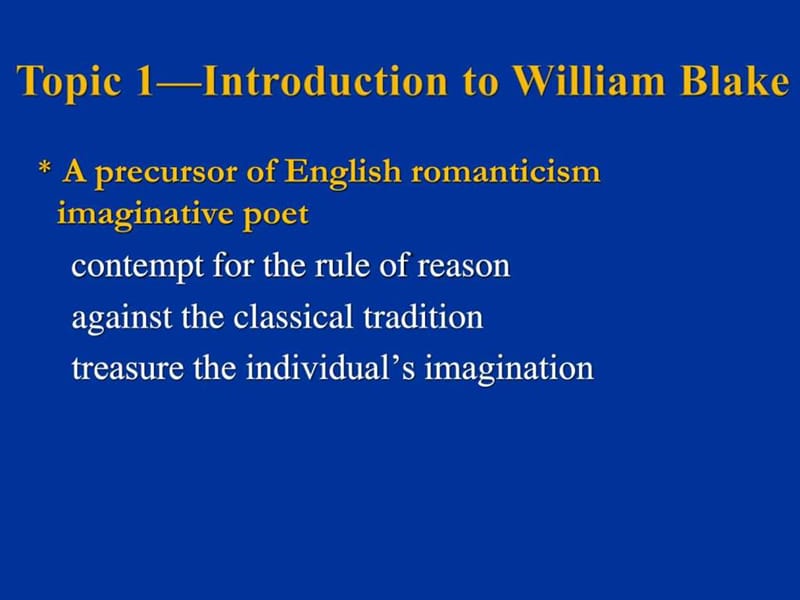 英国文学之威廉姆布莱克——老虎William Blake and The....ppt.ppt_第3页