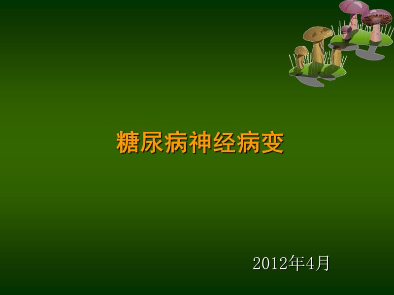 糖尿病的神经病变与相关诊断.ppt_第1页