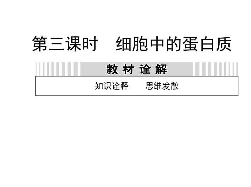 细胞中的蛋白质.ppt_第1页