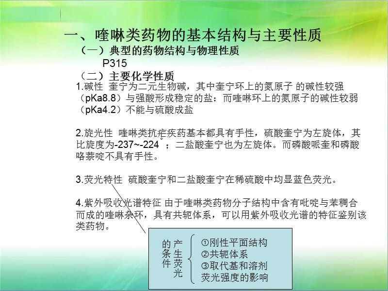 第十二章 喹啉与青蒿素类抗疟药物的分析 ppt课件.ppt_第3页