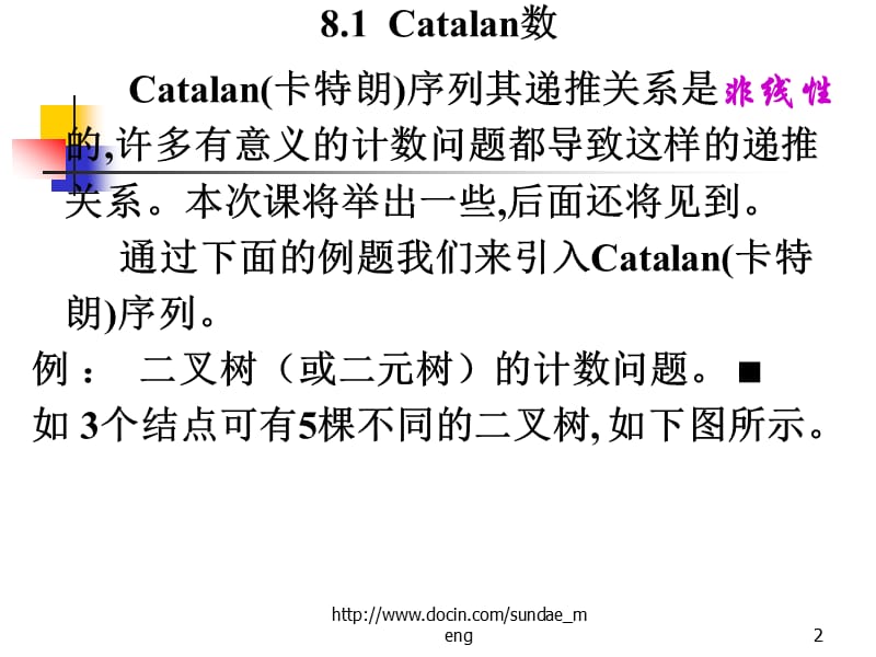 【大学课件】特殊计数序列81 Catalan数.ppt_第2页