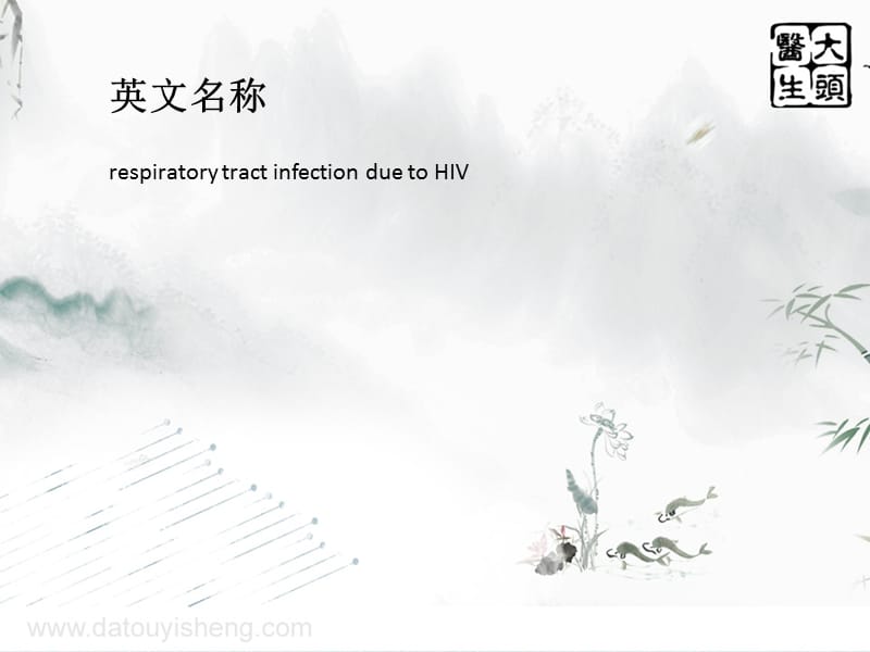 hiv相关呼吸道感染 ppt课件.ppt_第2页