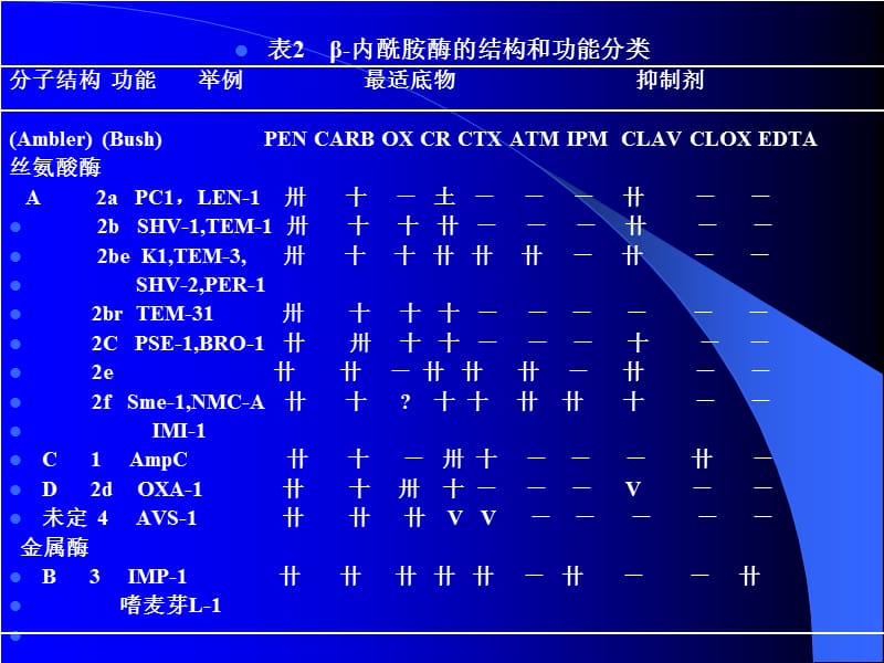 β-内酰胺酶的分类及检测.ppt_第2页