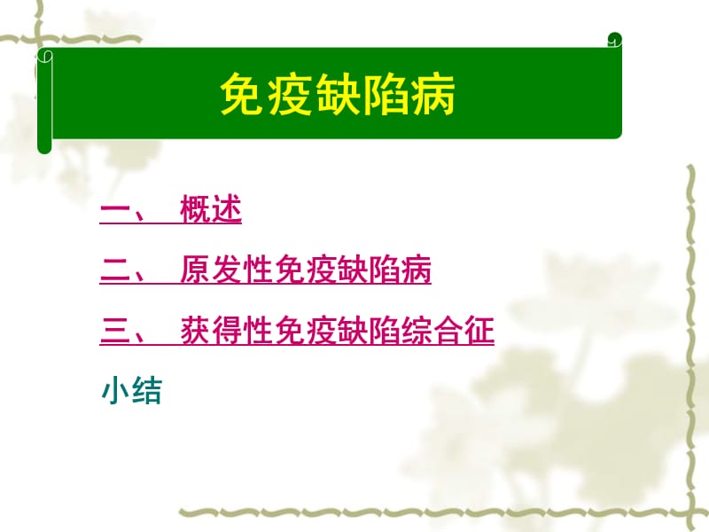 免疫缺陷性疾病 ppt课件.ppt_第2页