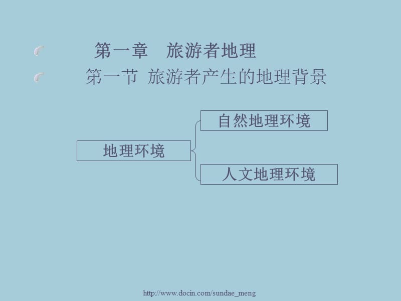 【大学课件】 旅游者地理 第一节 旅游者产生的地理背景P43.ppt_第1页