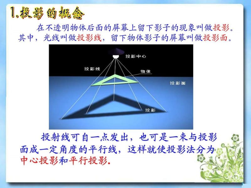 中心投影与平行投影_图文.ppt.ppt_第3页