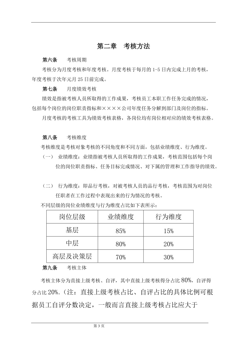 绩效考核制度(模板).doc_第3页