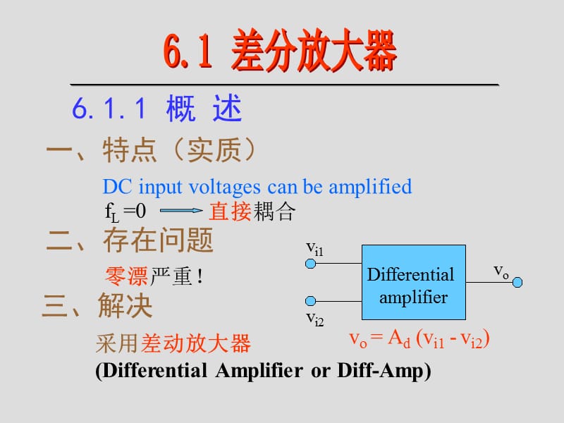 模电“电子技术基础”康华光-ch6_1diff op.ppt_第3页