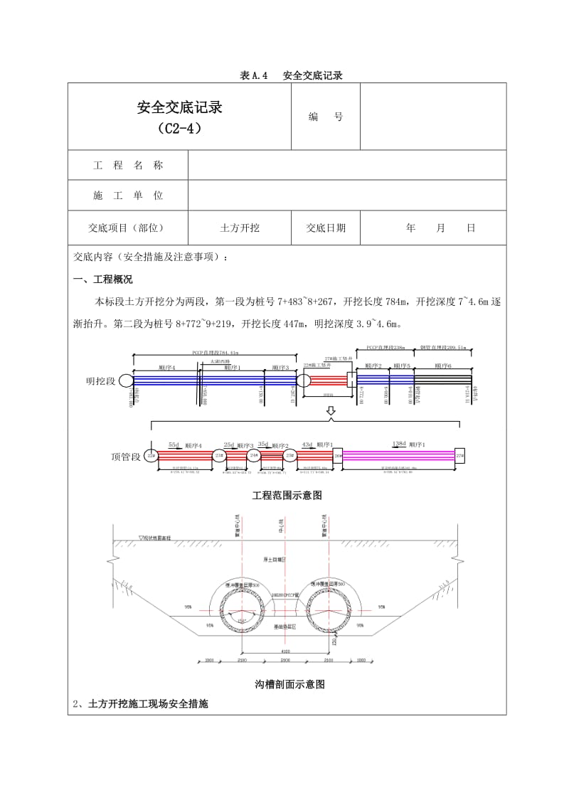 土方开挖安全交底记录01.doc_第1页