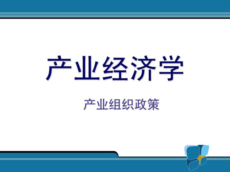 产业组织政策_1439679995.ppt_第1页