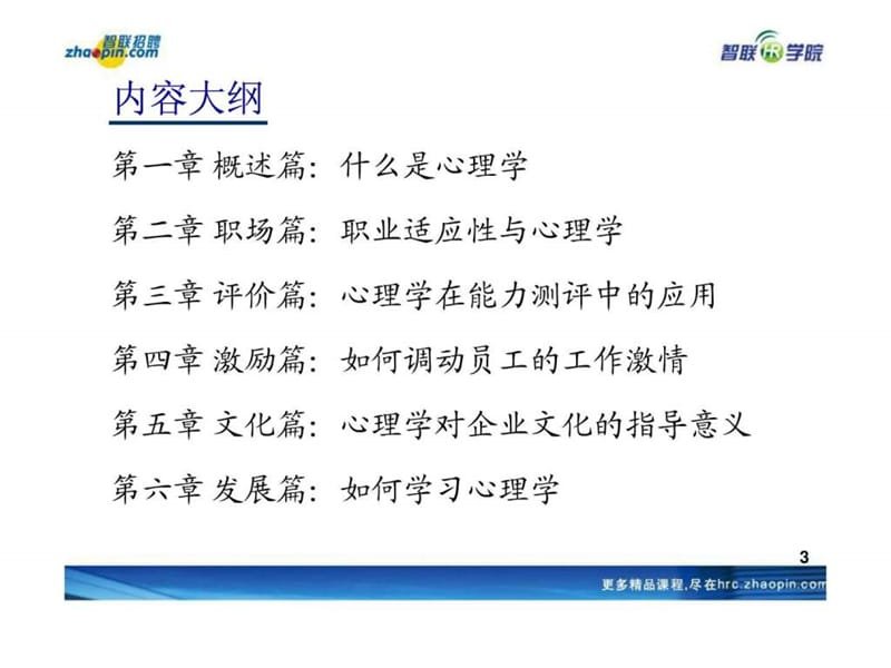 智联招聘资料人事心理学(心理学在人资管理中的应用)_....ppt_第3页