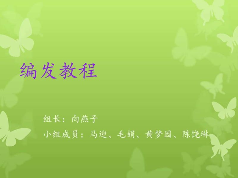 编发教程_图文.ppt.ppt_第1页