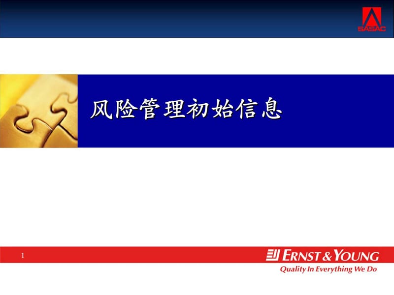 安永：中央企业全面风险管理指引培训-风险管理初始信息／风险评估.ppt_第2页