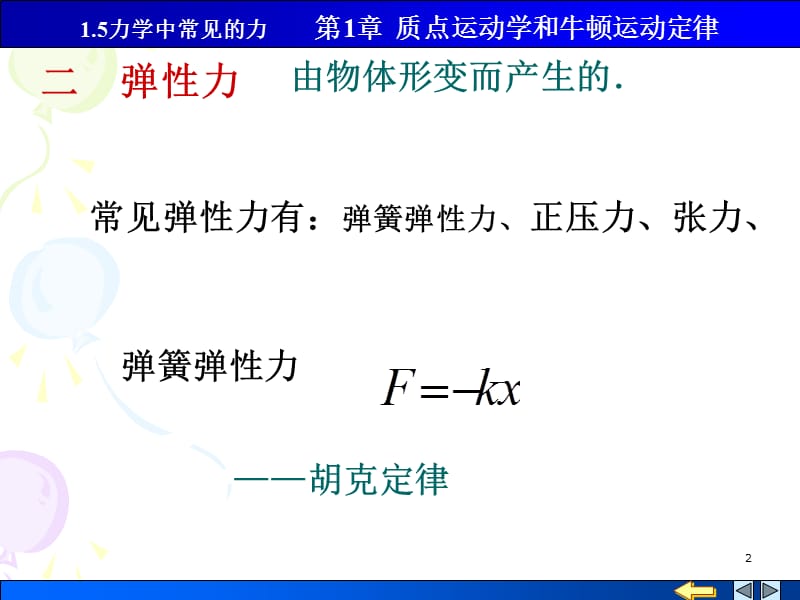 物理PPT课件1.5力学中常见的力.ppt_第2页