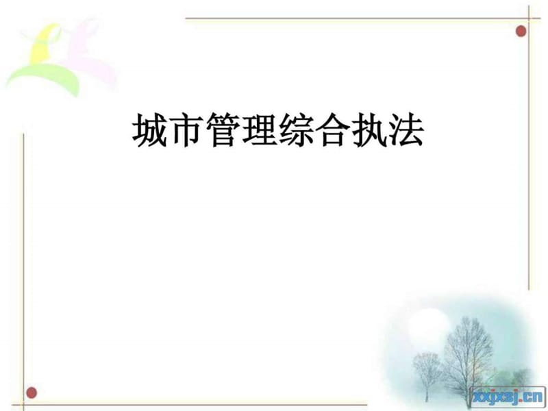 城市管理综合执法.ppt.ppt_第1页