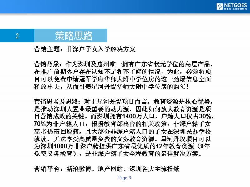 网络营销-网上行：星河丹堤“华师大附中学位房”网络推广案例整理.ppt_第3页