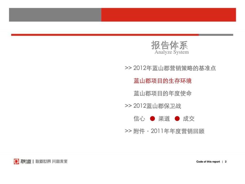 乐万邦·蓝山郡项目2012年营销策略报告.ppt_第2页